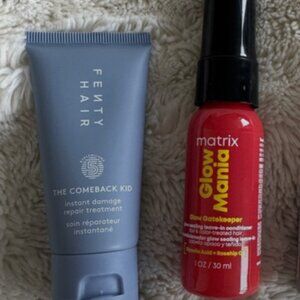 Fenty Hair The Comeback Kid Glow Mania HairTreatment Bundle Travel New in Box